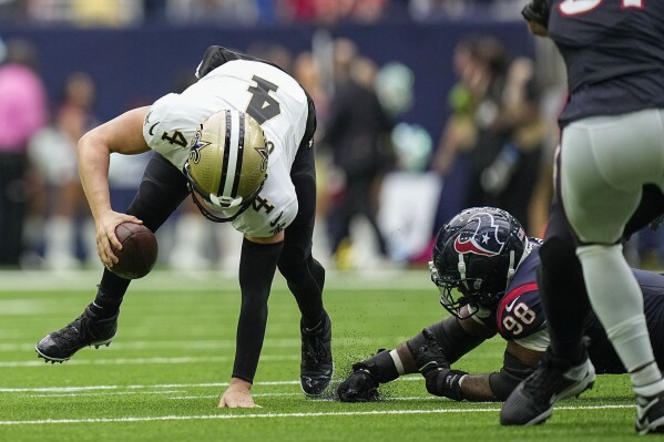 Saints half sale and half jersey